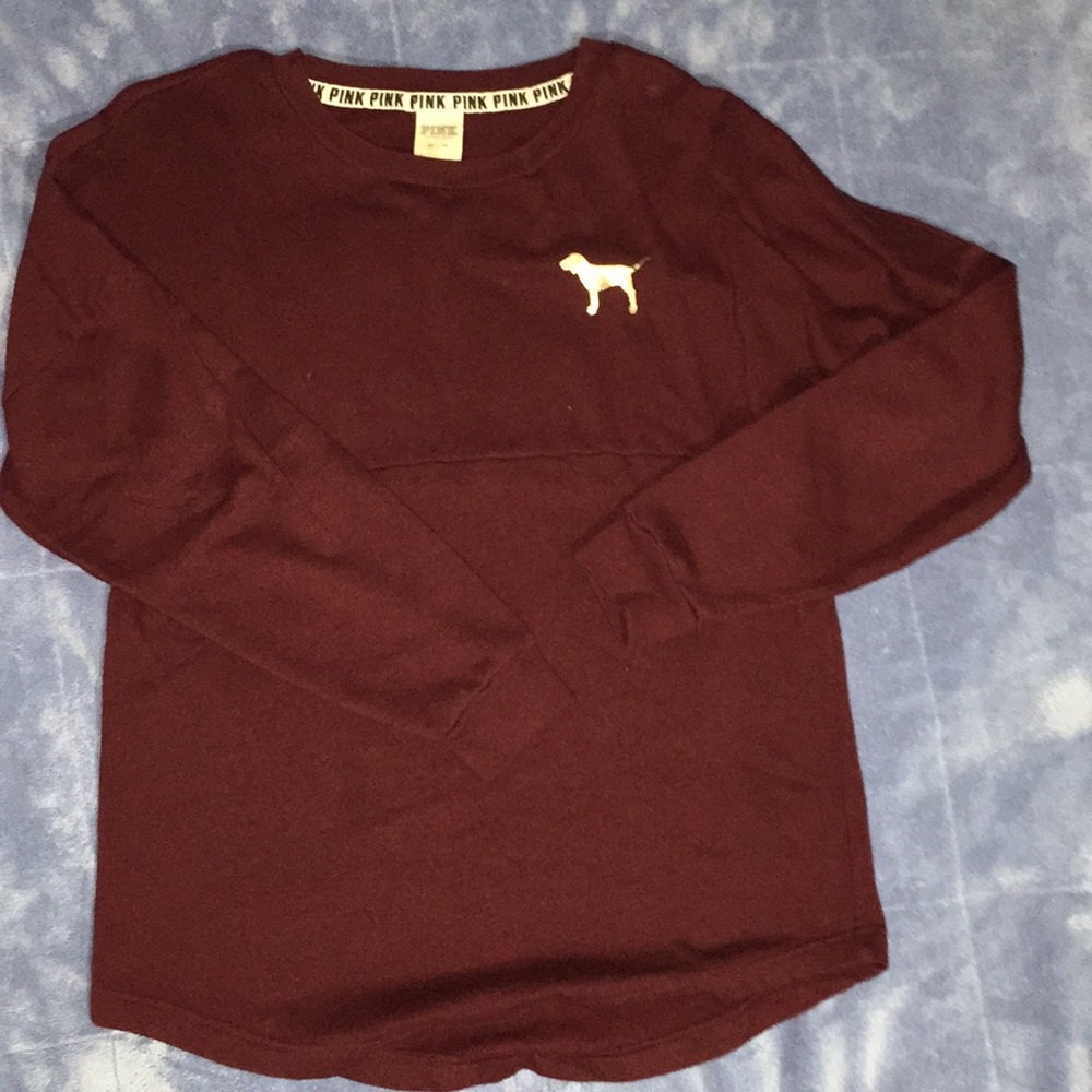 Maroon PINK sweatshirt